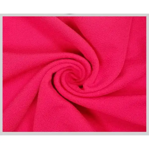 Red Crepe Techno Knit Fabric by the Yard 1 Yard Style 481