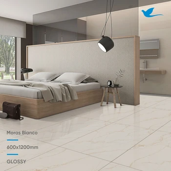 Azulejo Pulido De Porcelana Vitrificada,Piso Para Sala De Estar,60x120