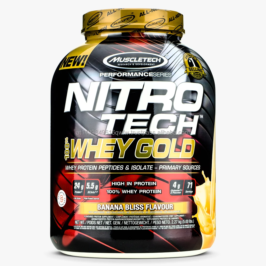 Золотая сыворотка Muscle tech Nitro Tech 100%