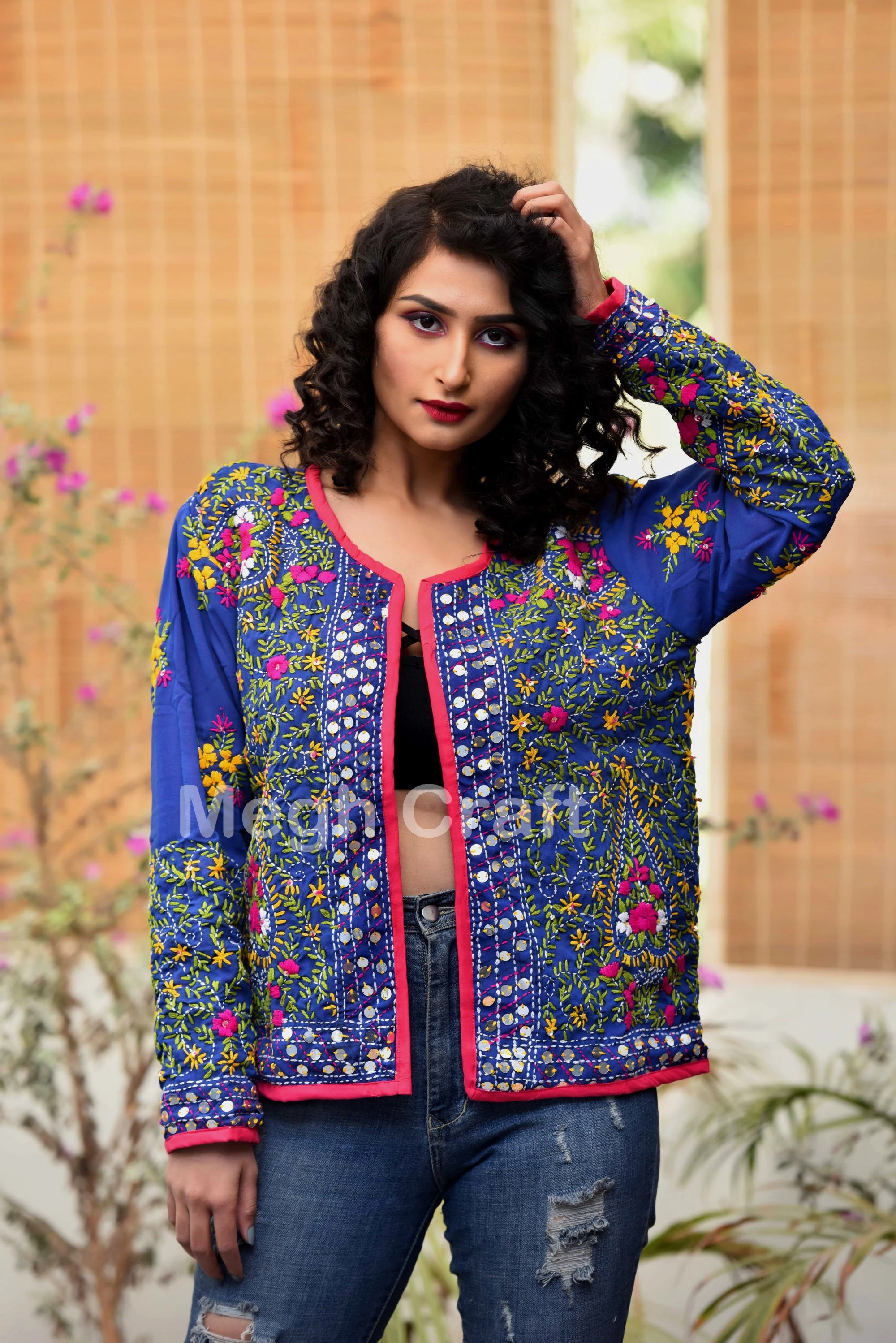 Bordir Gujarati Koti Jacket Kutchi Traditional Jackets- Handmade