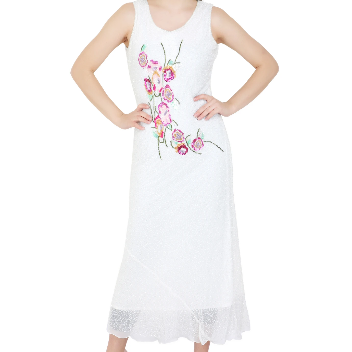 Vestido De Noche/cóctel Bordado A Mano,Novedad,Estilo Vintage Exclusivo -  Buy Occidental Vestidos De Fiesta Plus Tamaño Mujeres Fiesta De Vestido  Negro De Lentejuelas Arco Vestido De Noche De Diseño De La Flor
