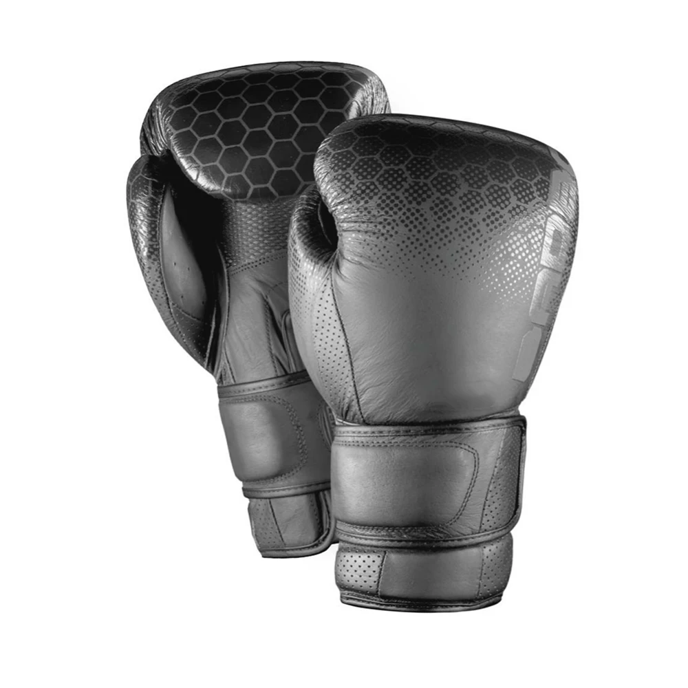 High Quality Soft Shell Fighting Wear Lace Design Silver Color Shining Style Men Boxing Gloves