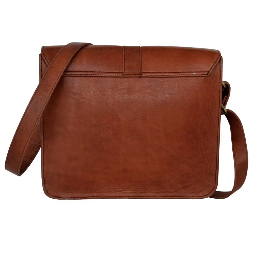 Design Real Look Retro Soft Buffalo Leather Women Tote Bag Elegant Shoulder Messenger Woman Hand Bag for Collage and Office Girl