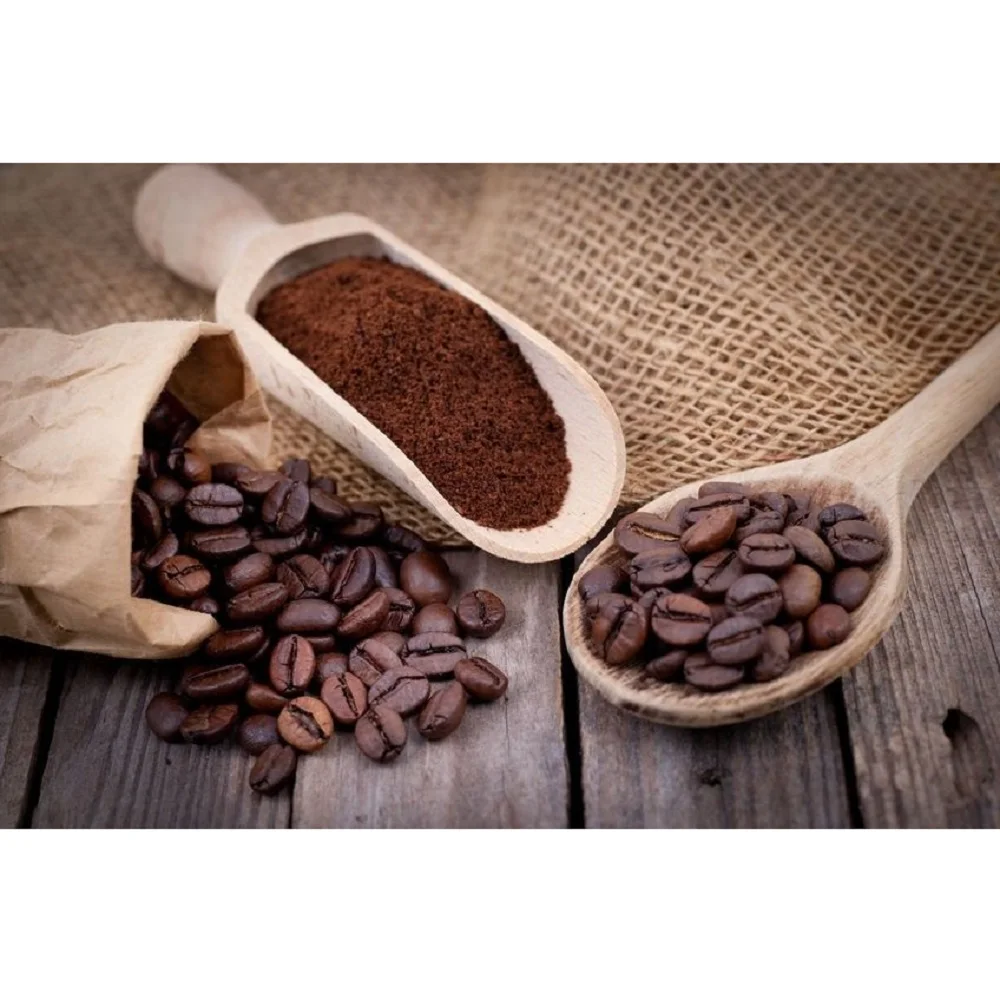 sweet taste flavor arabica coffee powder medium dark roast