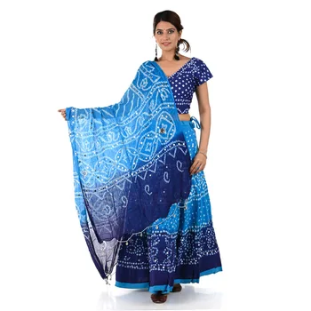 Jaipur Gotapati Saree Georgette Lehenga Choli (JGS10_Multicolor_Free Size )  : Amazon.in: कपड़े और एक्सेसरीज़