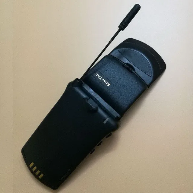 Téléphone Vintage Motorola Startac 338 – Jaune Et Noir – GSM 1996 – Occasion Fonctionnel
