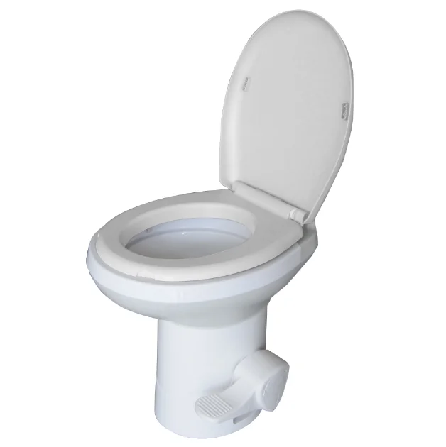 Tesmula gt2-LC Gravity Flush Toilet Foot Pedal Flush for Motorhome Caravan Travel 