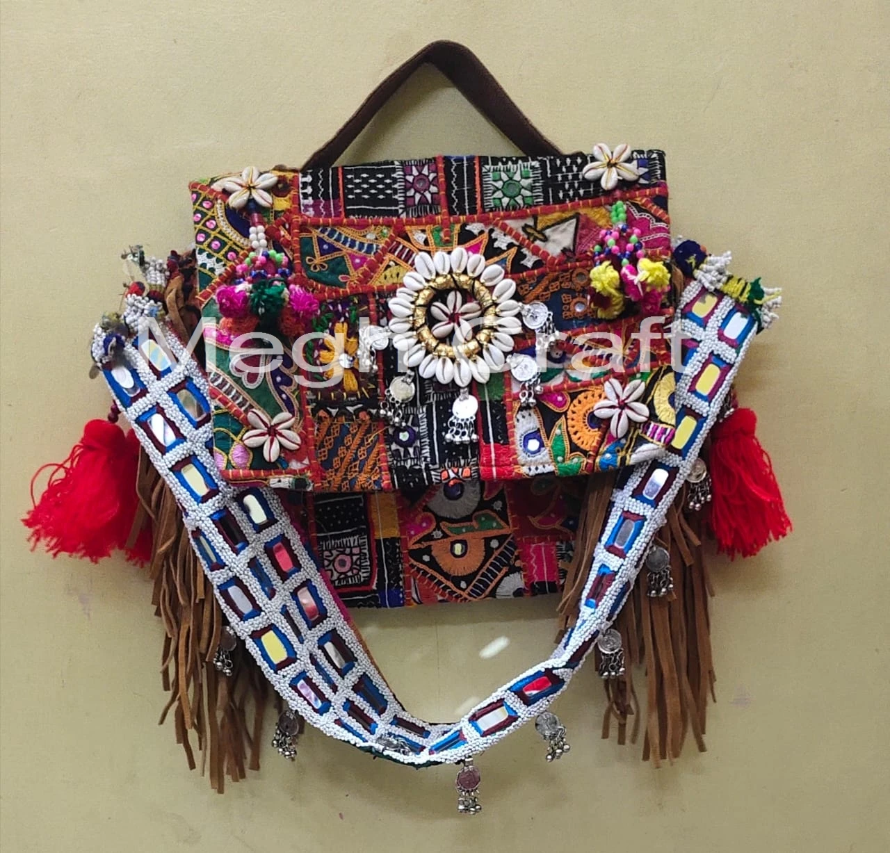 Handcrafted Banjara Boho Beaded Bags - Handmade Designer Beaded Banjara  Boho Sling Bag Manufacturer from New Delhi