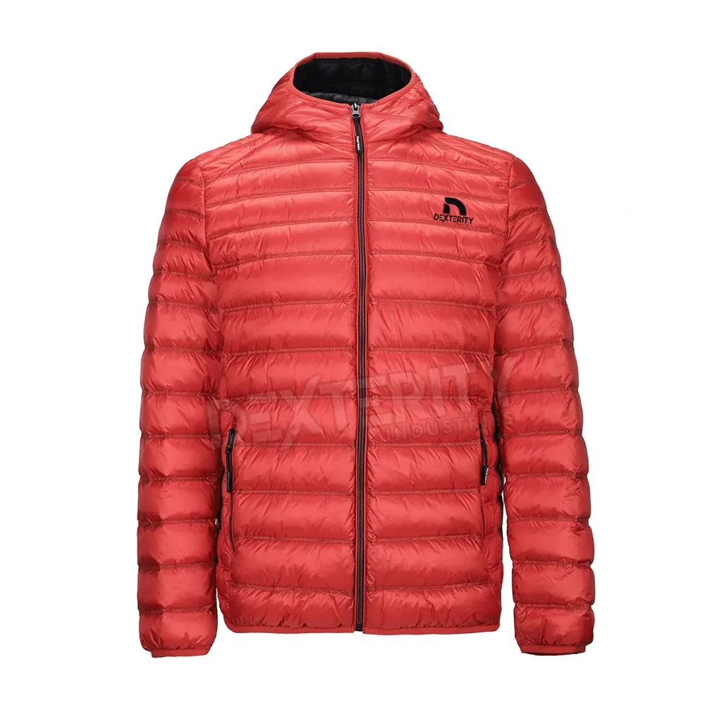 Custom Logo Men's Puffer Jacket For 