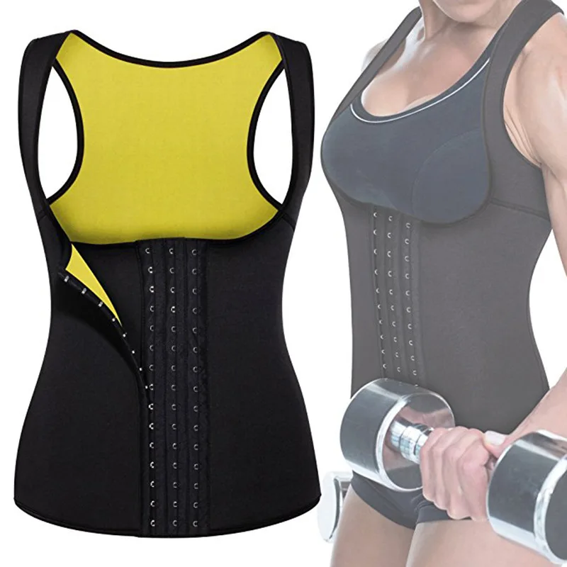Hot Selling Front Zipper and Compression Belt Waist Trainer Waist Body Shaper For Women Slimming Wholesale Price new design vest