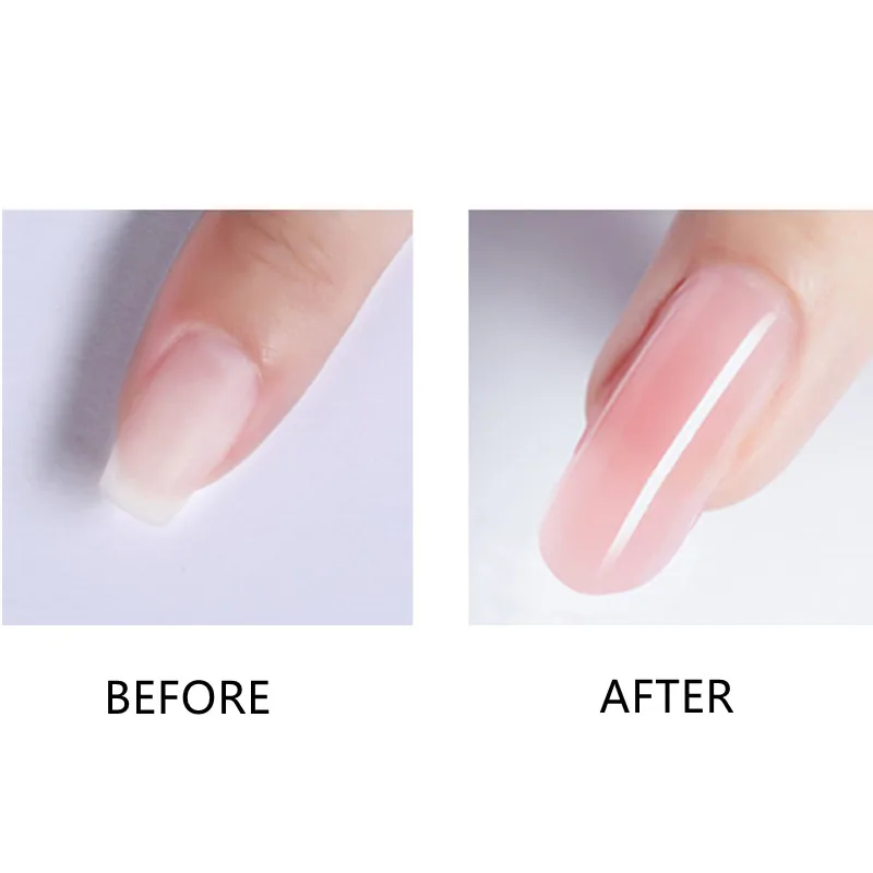 Girlsgel Private Label Nude Clear Thick Builder Hard Gel Nail Extension ...