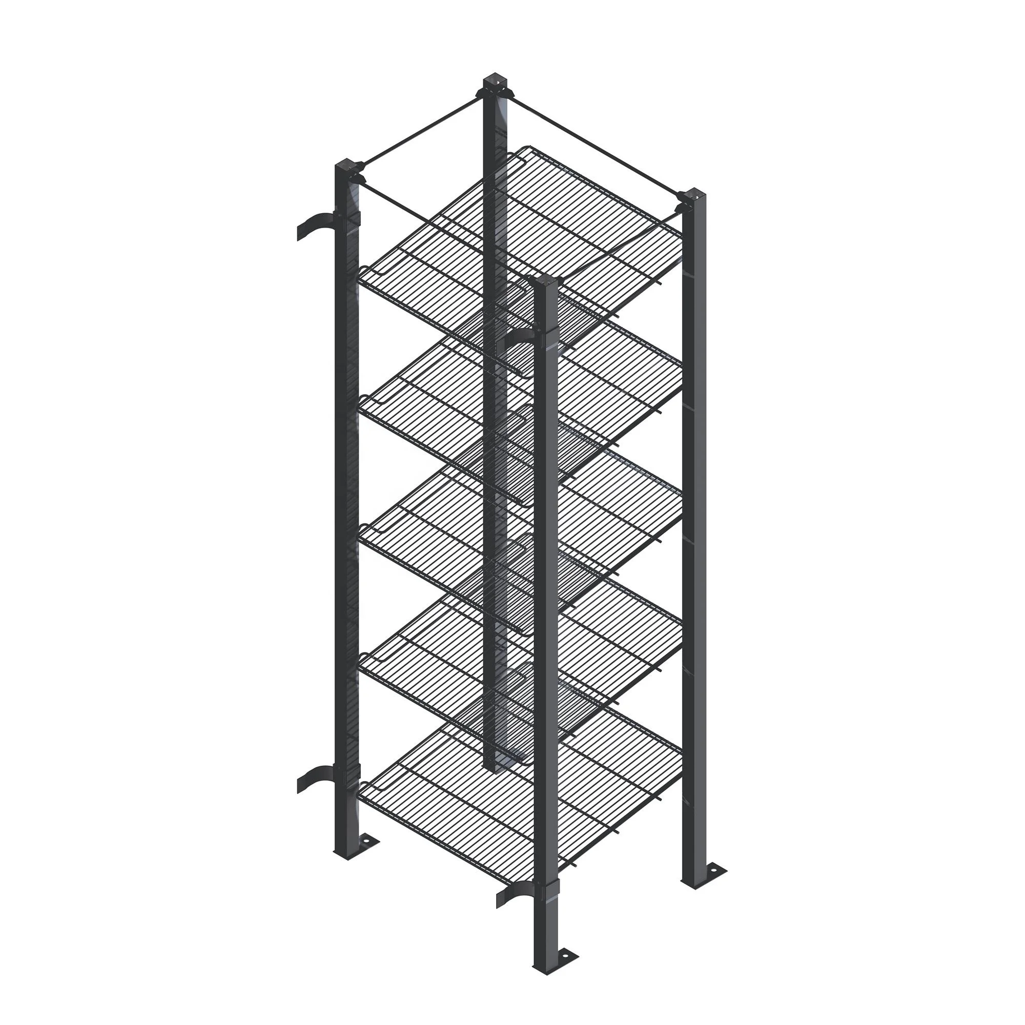 Gravity Feed Shelf Rack For Beer Caves & Walk-In Coolers