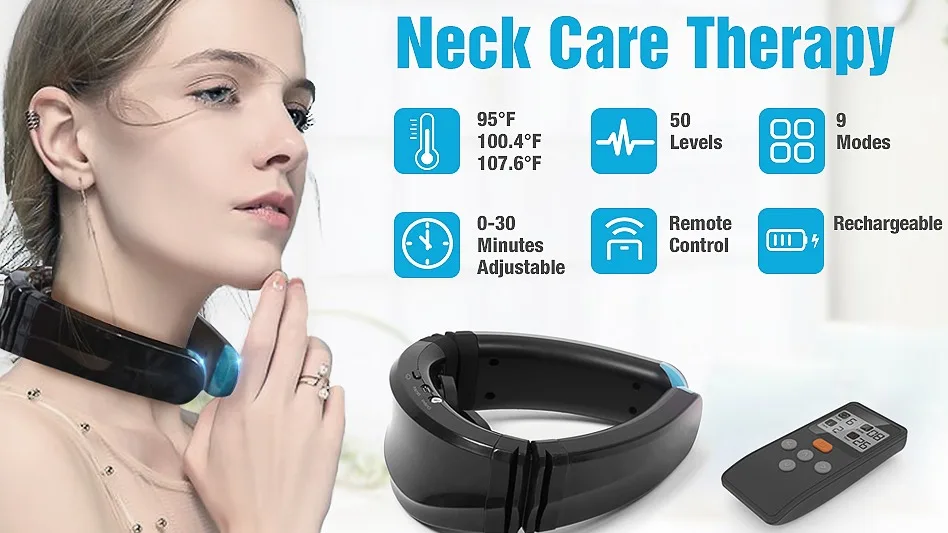 Cervical Electric Neck Band Medical Devices Acupuncture 3d Intelligent ...