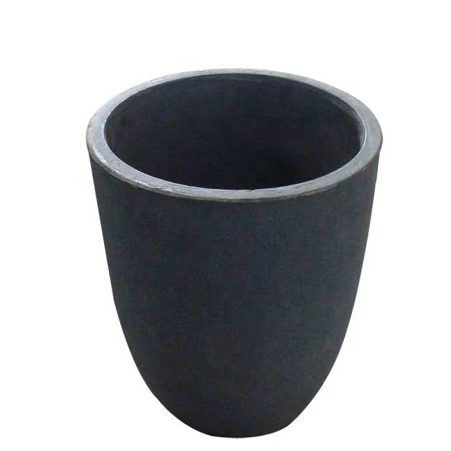 High Temperature 1650 C Silicon Carbide Graphite Brass Melting Ceramic Crucibles