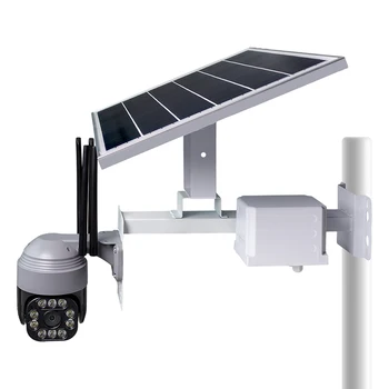 2MP 30W Solar Panel Ptz Camera 4g Outdoor 4g Sim Solar 1080P 4G Camera With Factory Price