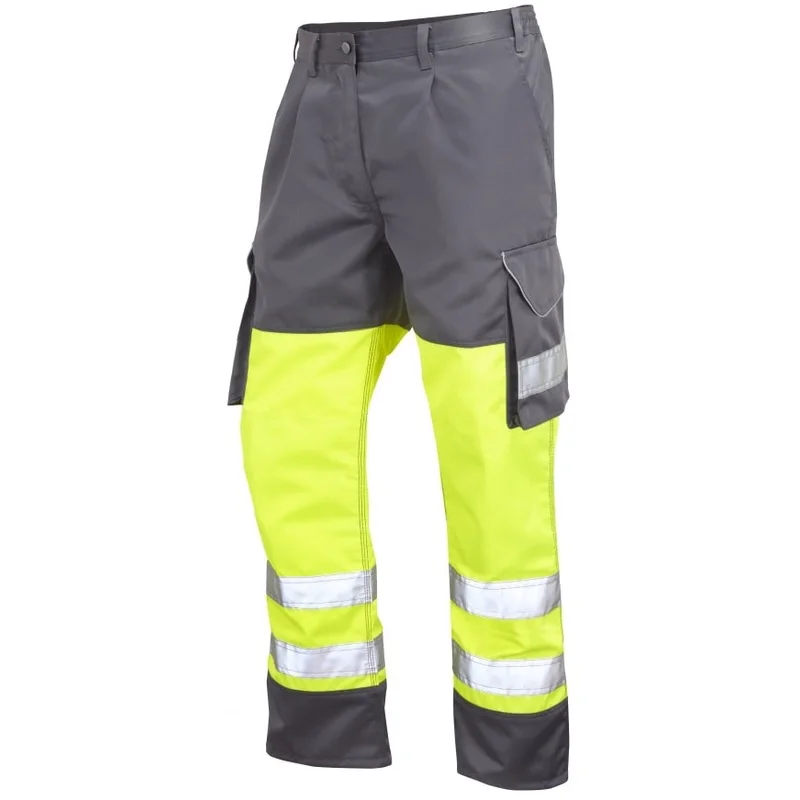 Mens Work Pants Hi Vis Clothing Reflector Trousers Reflective Tape Work ...