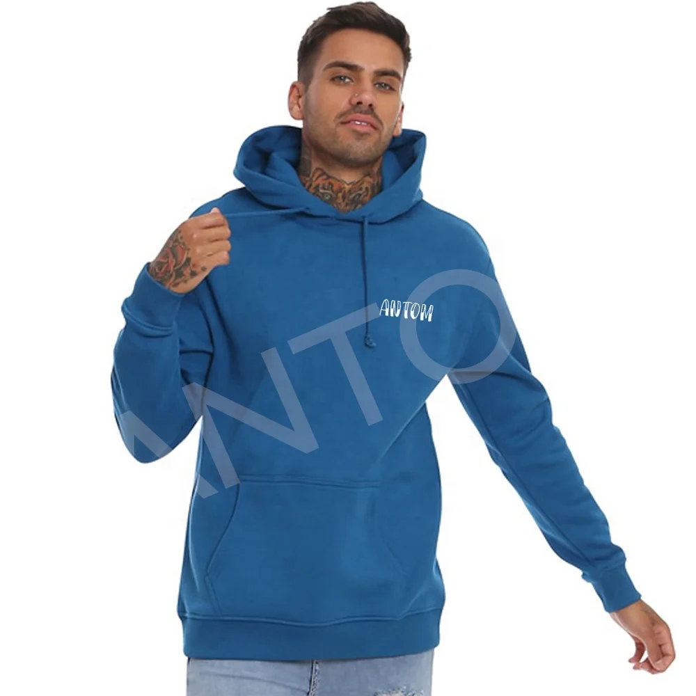 reverse fleece hooded sweatshirt