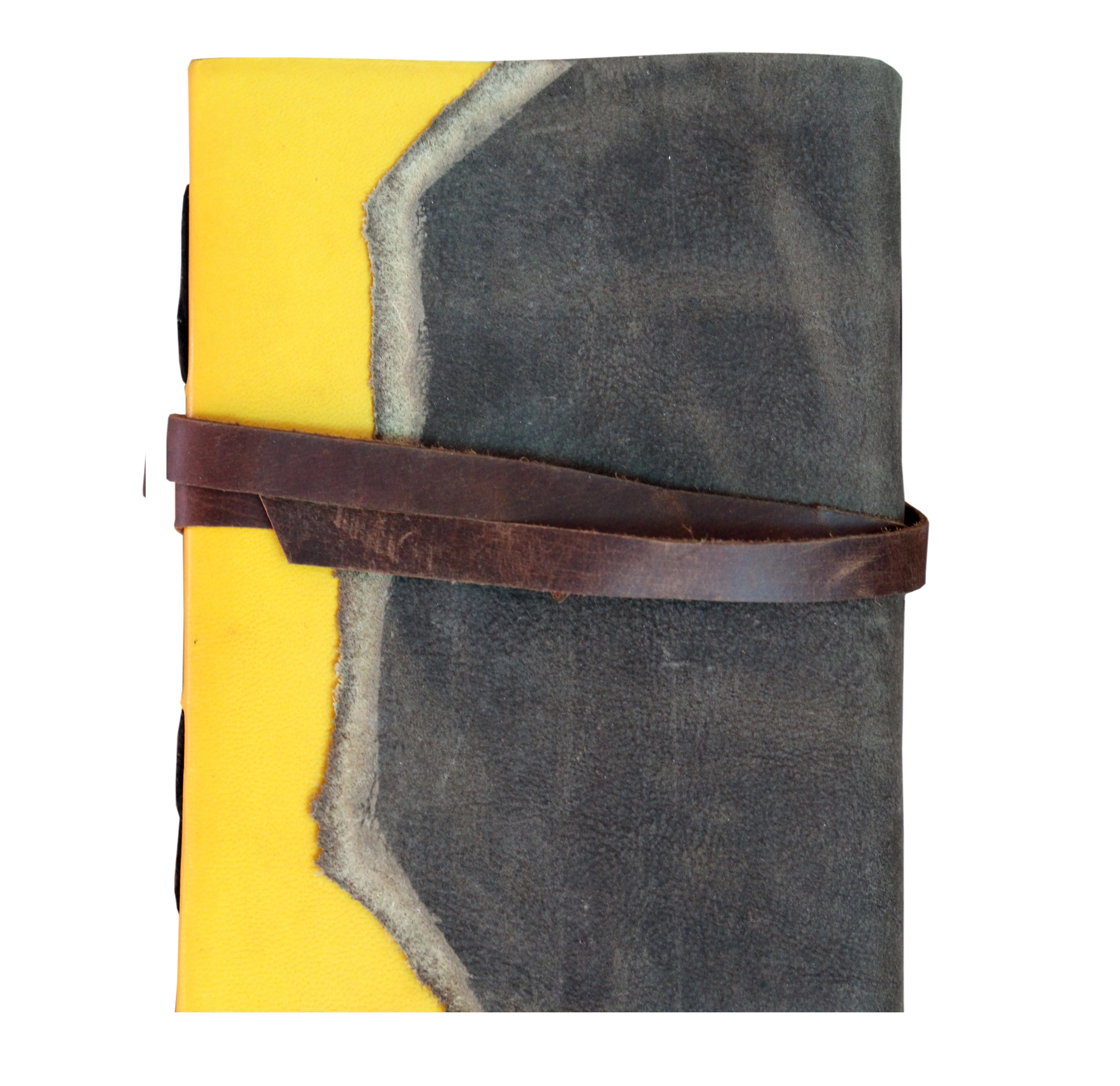 Уникальный журнал с кожаным переплетением двухцветным дизайном и прикрепленной полосой идеально подходит для повседневного использования в офисе