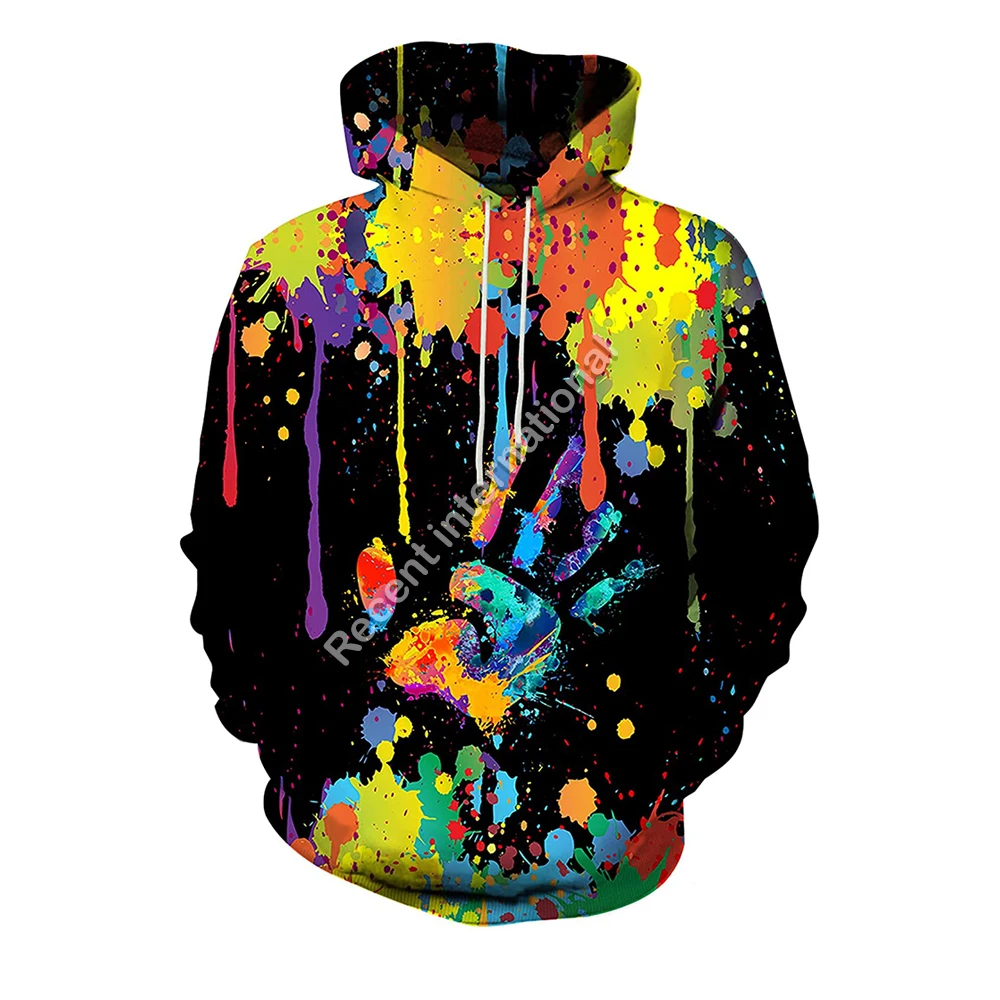 Custom Full Sublimation Hoodie Men And Women Sweatshirt Hooded 3d Print ...