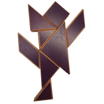 original 3d wooden brain teaser puzzle by sharp brain zone