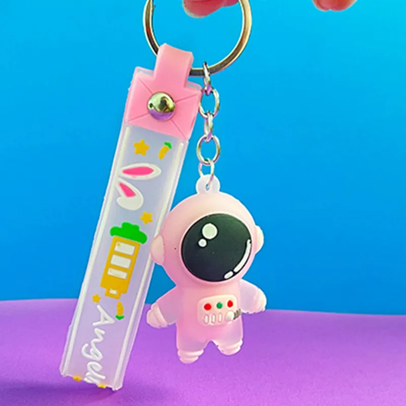  CFLNYC Cute Space Astronaut Keychains with D-Ring, Resin  Spaceman and Lanyard Cartoon Keyring for Men/Women Space Lover Gift :  Clothing, Shoes & Jewelry