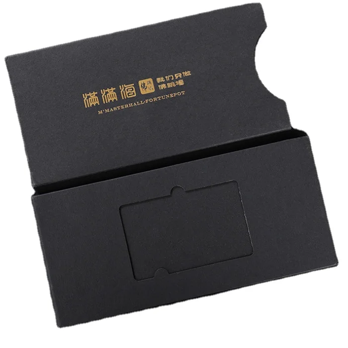 Custom Design Paper Credit Card Vip Membership Cards Packaging Box ...