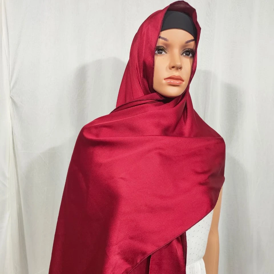 Plain Solid Color Textured Tudung People Satin Silk Shawl Malaysia Headscarf Muslim Shawl Hijab Scarves In India Buy Silk Hijab Fashion Scarf Malaysia Arab Hijab Satin Silk Shawl Solid Plain Hijab For
