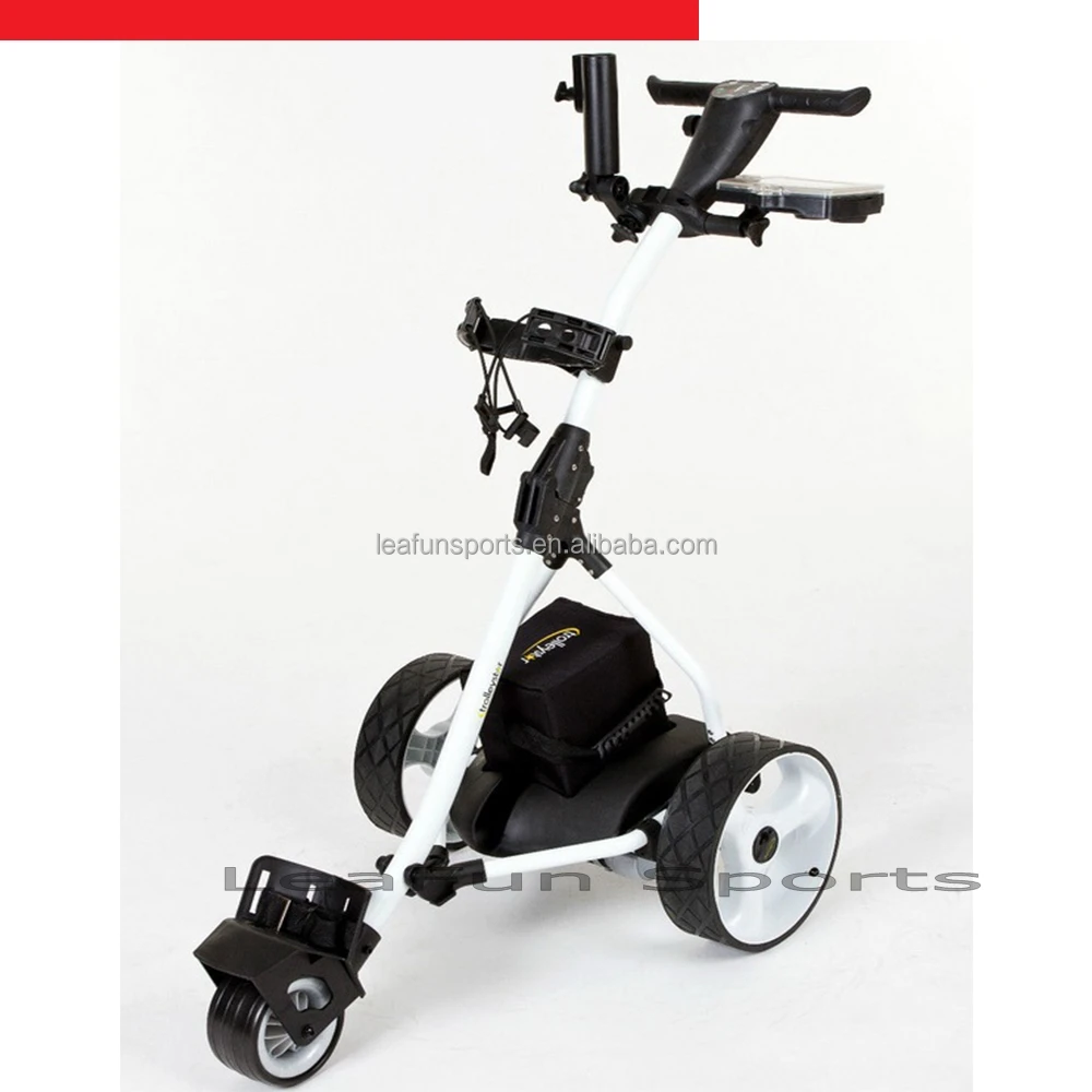 Quality Electric Golf Trolleys With Free Wheel And T Handle Including
