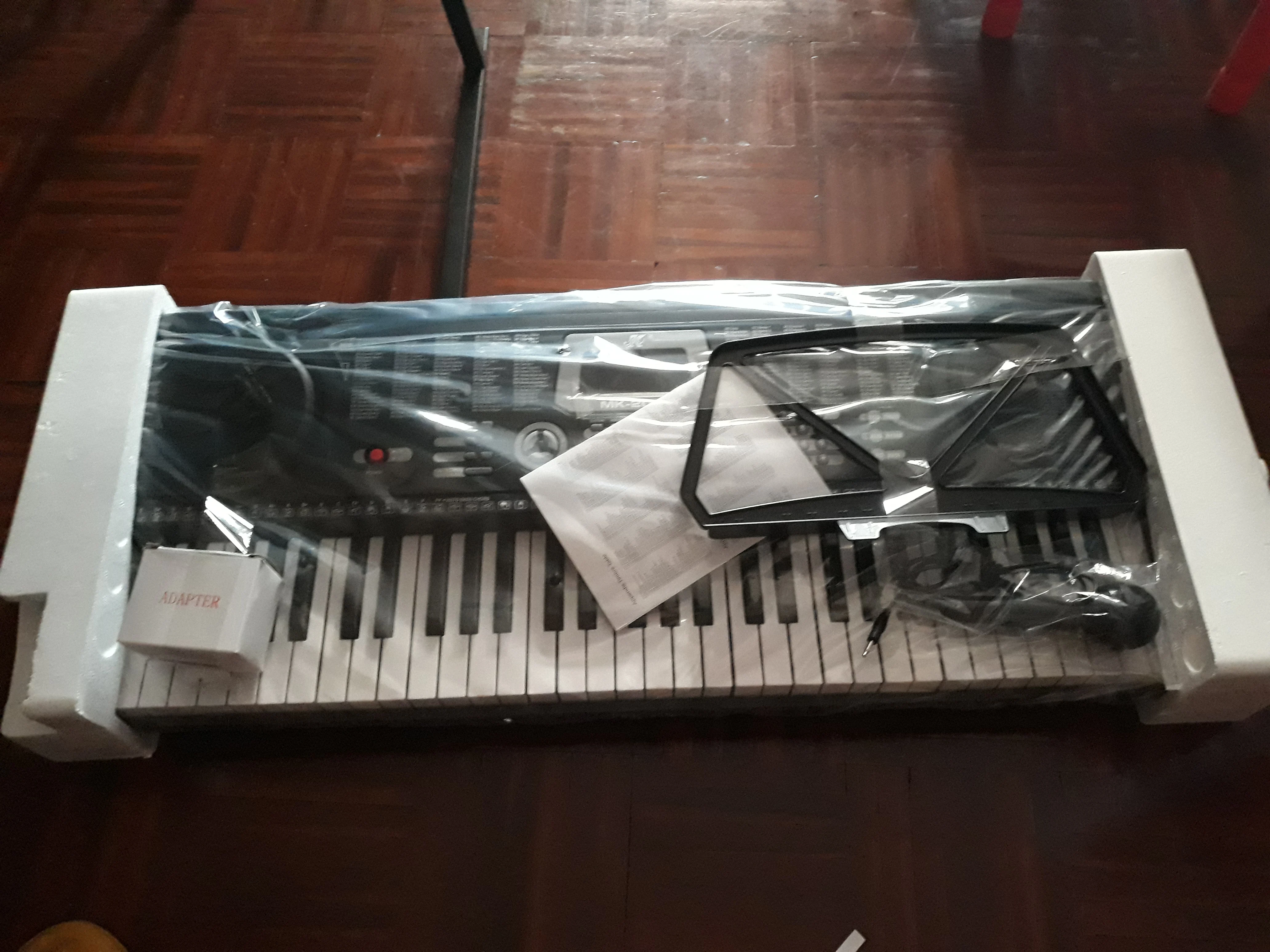 MK-2089 multifonction Piano numérique électronique orgue de taille standard avec support microphone Musical Equipment doutil de type prise EU Noir 