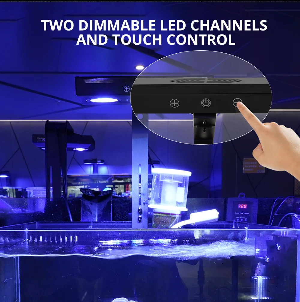 Gako Aquarium Marin Light Full Spectrum Led Reef Light Touch Control