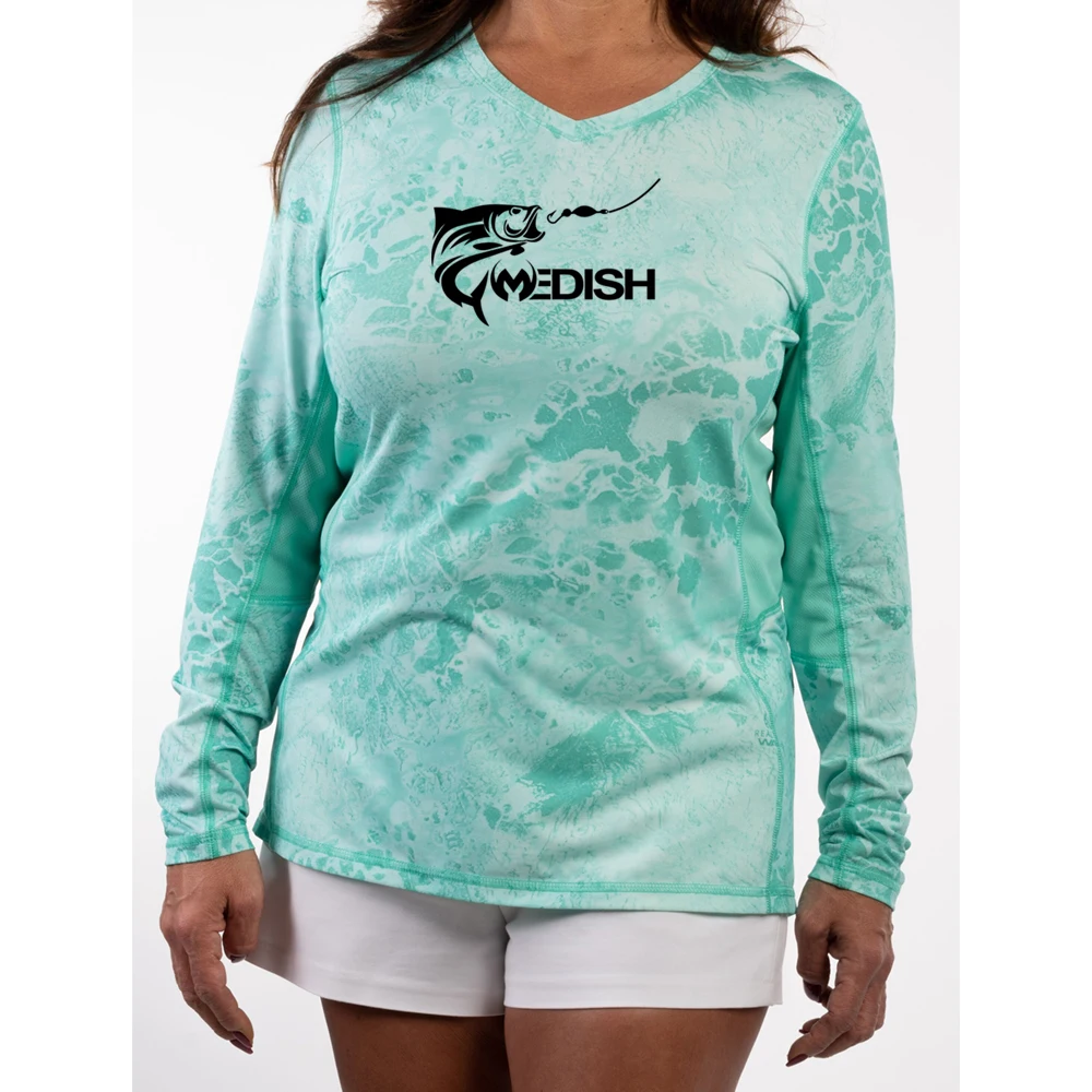 woman fishing shirts