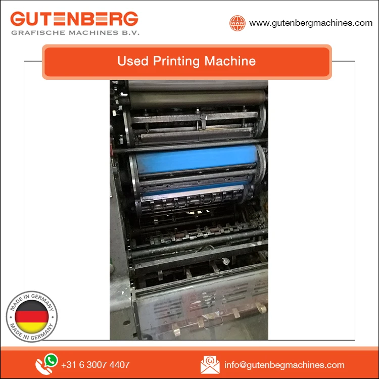 Hot Selling Machine Grade Two Color GTO 46 Used Offset Vinyl Sticker Printing Machine