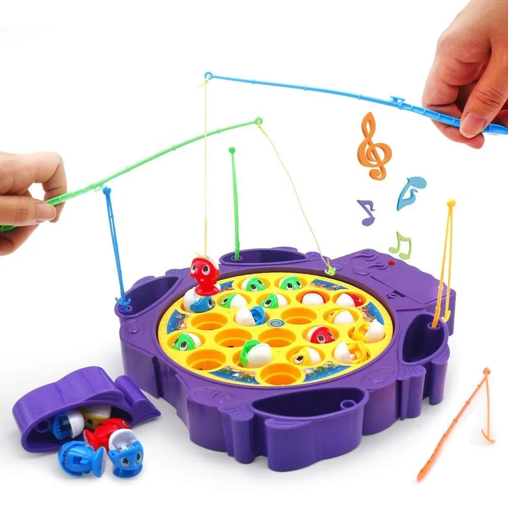 Juguetes educativos de pesca magnética para niños Juguete de tablero d 