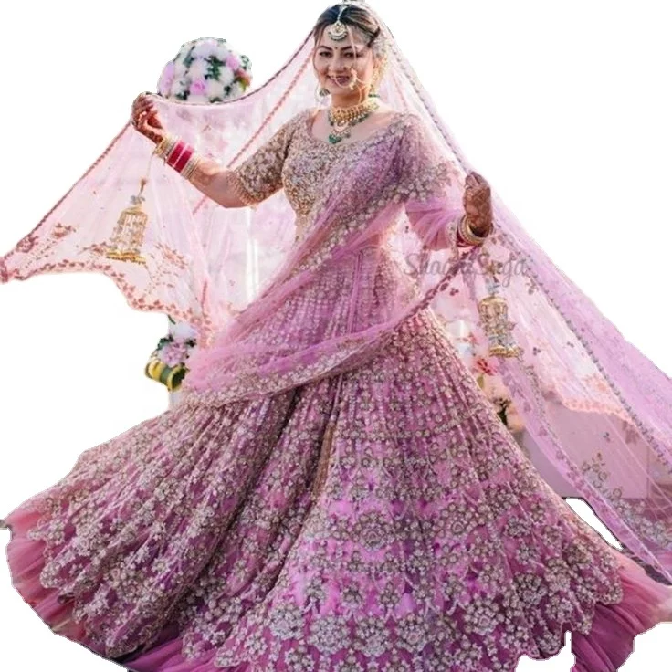 Exclusive Royal Wedding Special Light Pink Flower Lehenga With Heavy  Embroidery Collection Indian Pakistani Lehenga Low P:Rice - Buy Pakistani Bridal  Lehenga Wedding Dresses Wedding Dresses Bridesmaid Dresses,Bridal Lehenga  For Sale Wedding