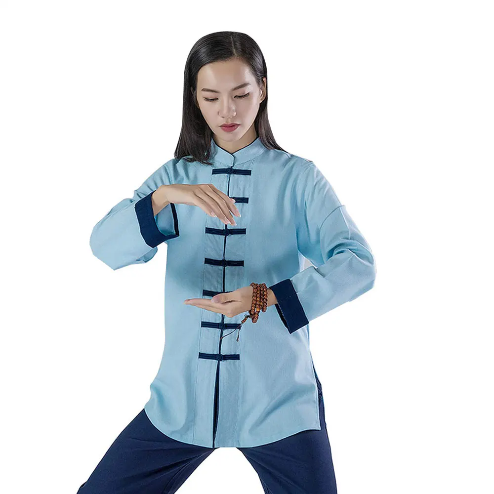 Chinese Kung Fu Uniform Wing Chun Changquan Martial Arts Performance Costume 