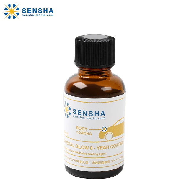 Кристаллическое свечение, 8 лет, стеклянное покрытие 30 мл от SENSHA gloss look 10H quality