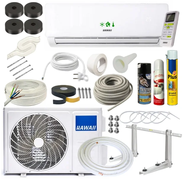 Split Air Conditioner Hawaii Haw09chsd/kab1 900024000btu Montage Set