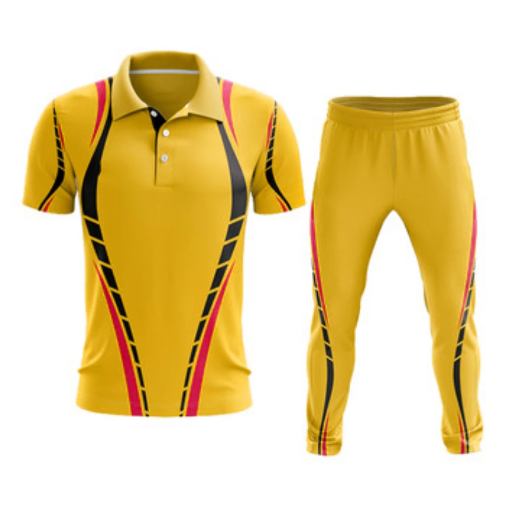 Polyester Cricket Jersey Set, Blue