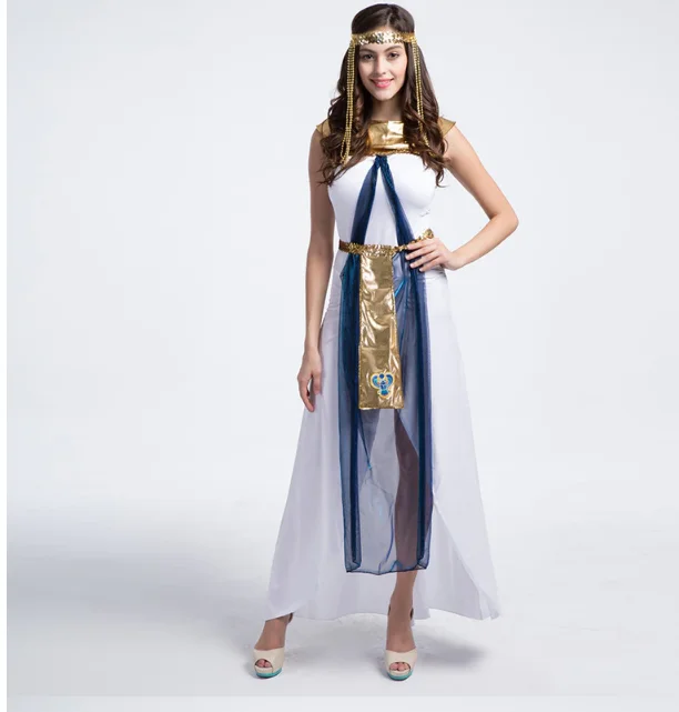 Египет Клеопатра маскарадный костюм греческой богини вечеринка для страшной ночи Сумасшедший для poresmax