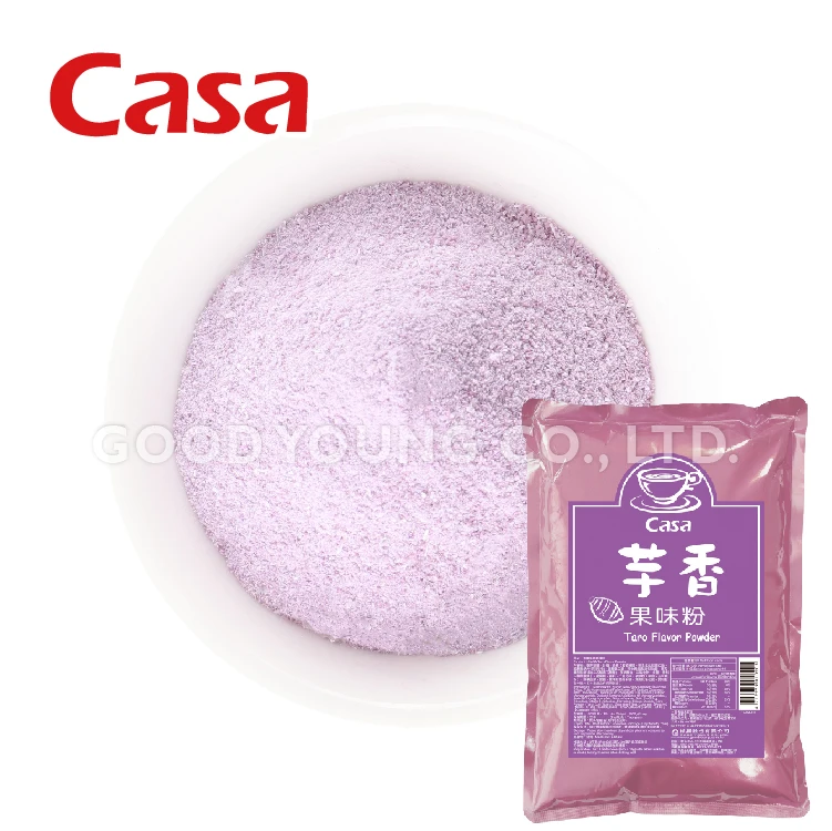 Taiwan Taro Flavor Powder Instant Boba Bubble Milk Tea