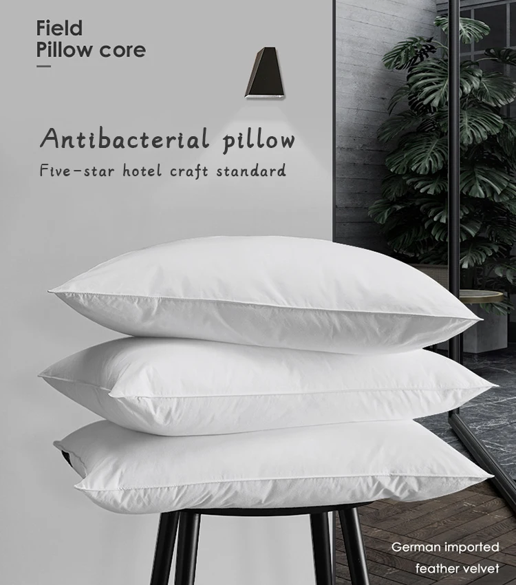 Factory Supplier Sleepwell Colorful Breathable Soft Hotel Hilton Pillow