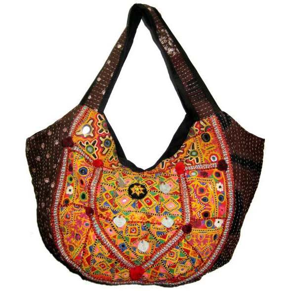 Buy Multi Indian Handicraft Embroidered Hand bag Online at  UnnatisilkscomUB49
