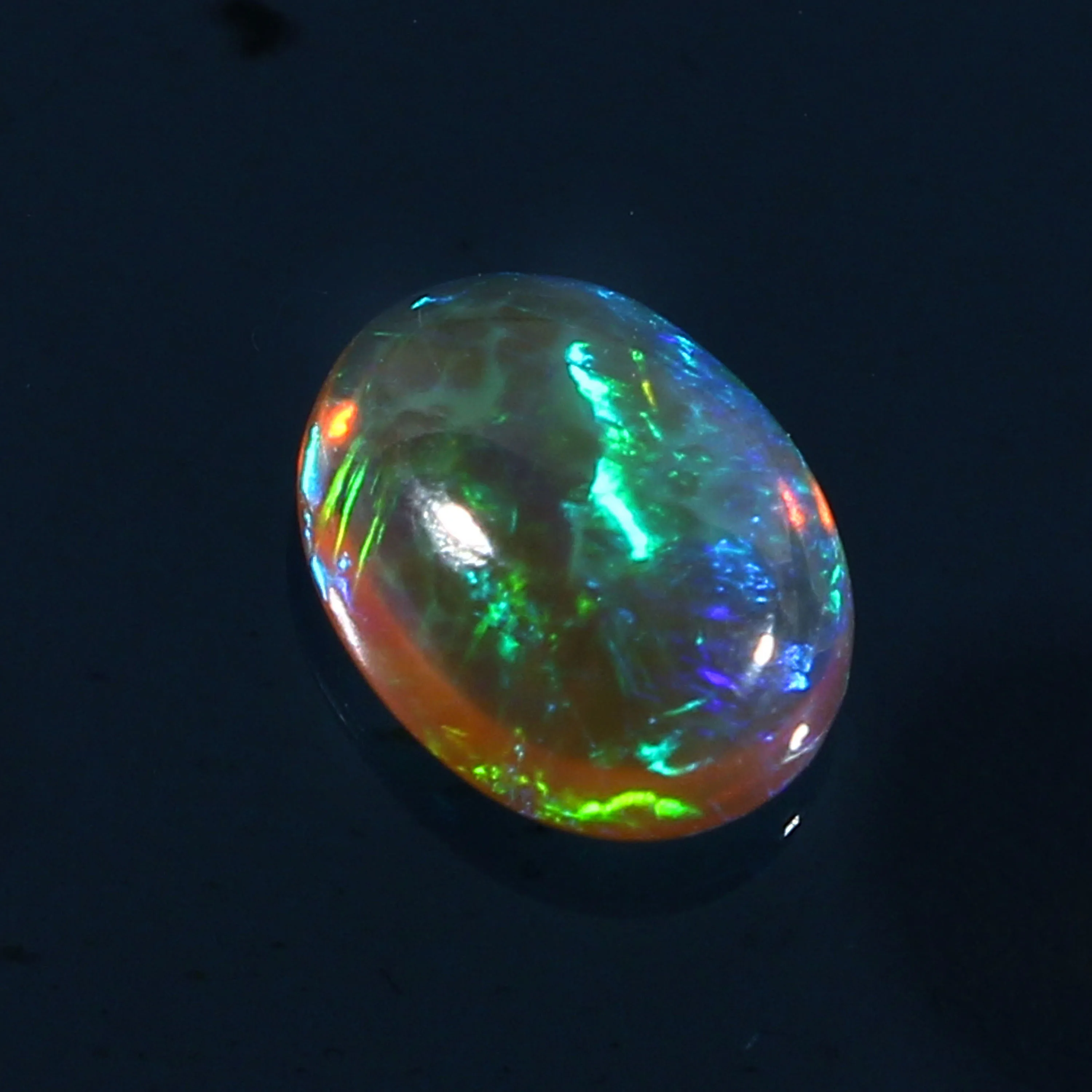 ethiopian opal october birthstone smooth cabochon loose gemstone