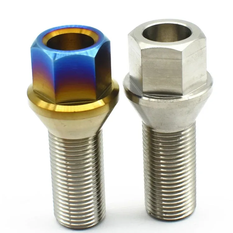Stud and Nut Seatpost Barrel Medical Screw M14 X 1.5 Titanium Wheel Lug Bolt Titanium Motorcycle Bolts