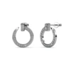 S925 With 18k White Gold Plated Luxury Brand Inspired Earrings