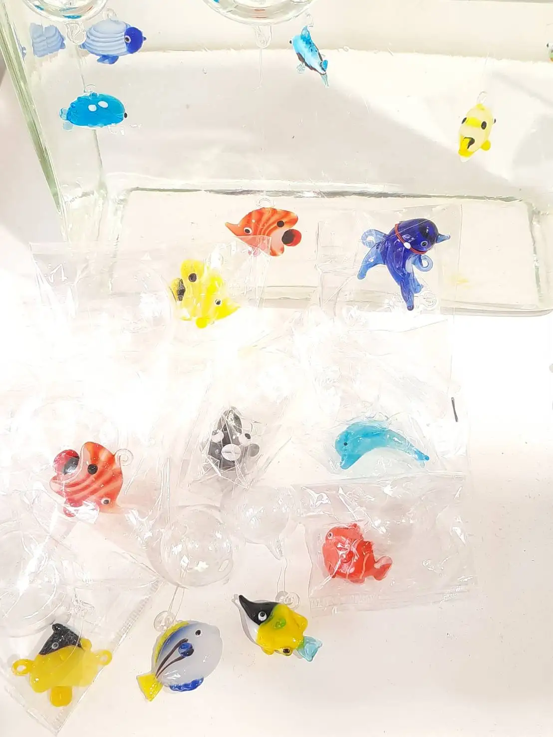 Murano Glass Bubble Fish Aquarium Animals - Buy Murano Glass Animal  Figurines,Handblown Glass Animals,Sea Animal Glass Ornaments Product on  