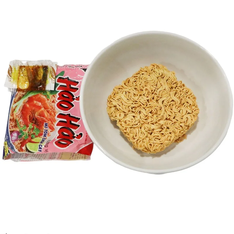 Hao мгновенная лапша 75 г высококачественный острый и кислый вкус креветки
