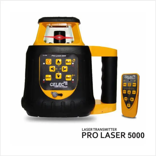 CELEC Laser Land Leveler Kit Pro-Land  Agriculture Laser Leveler Machinery for Farmers 1.5 km Red Beam Laser Land Leveling