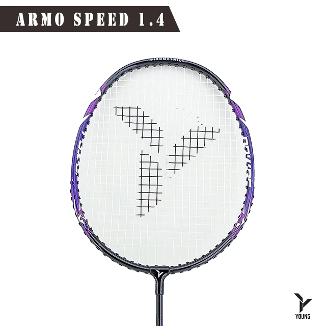 Высококачественная легкая T-образная алюминиевая ракетка для бадминтона для начинающих игроков в бадминтон