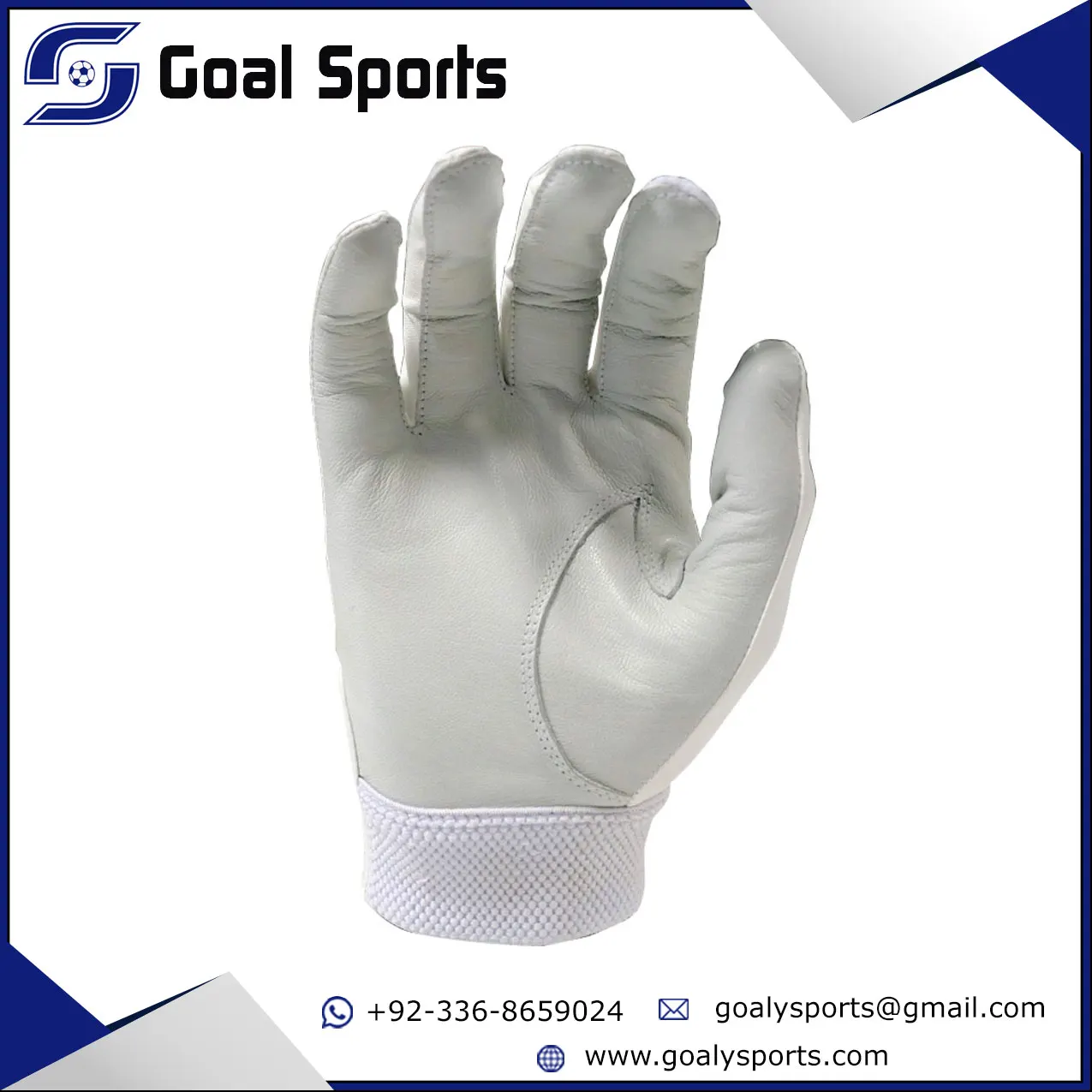 Wholesale Padded Baseball Batting Gloves Goatskin Leather Batting